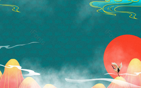 古风背景 中国风背景 国潮背景 传统节日背景 复古背景  端午 端午节