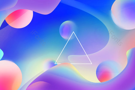 炫彩 球体 渐变色 渐变流体背景 炫彩渐变色彩 背景图  周年庆