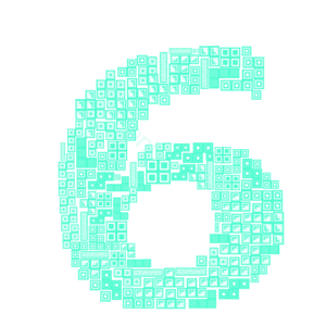 免扣 艺术字 俄罗斯方块 拼接 数字