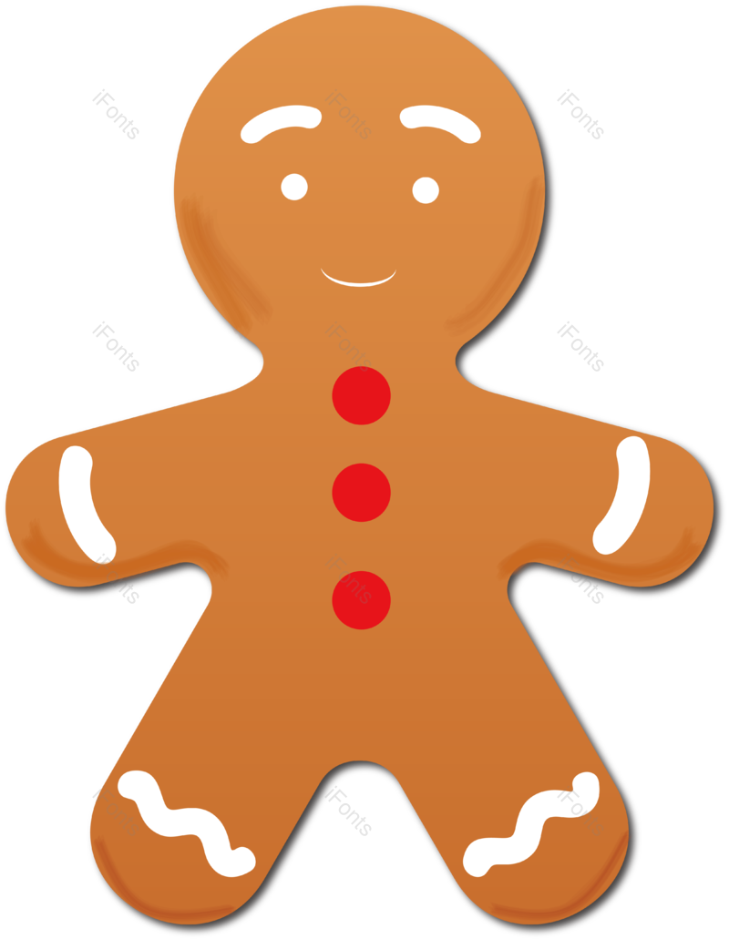 饼干图片,卡通元素,简约PNG,圣诞免抠素材
