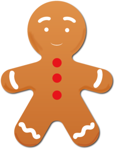 卡通 简约 圣诞 姜饼人 饼干