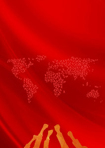世界艾滋病日 红色背景 质感背景 海报背景 红丝带背景 公益背景 背景素材