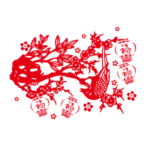 剪纸 喜鹊 窗花