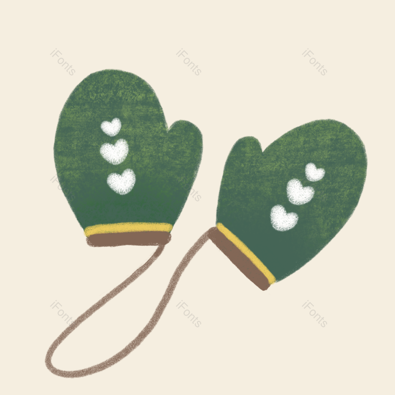 桃心图片,礼物元素,圣诞装饰PNG,手绘免抠素材