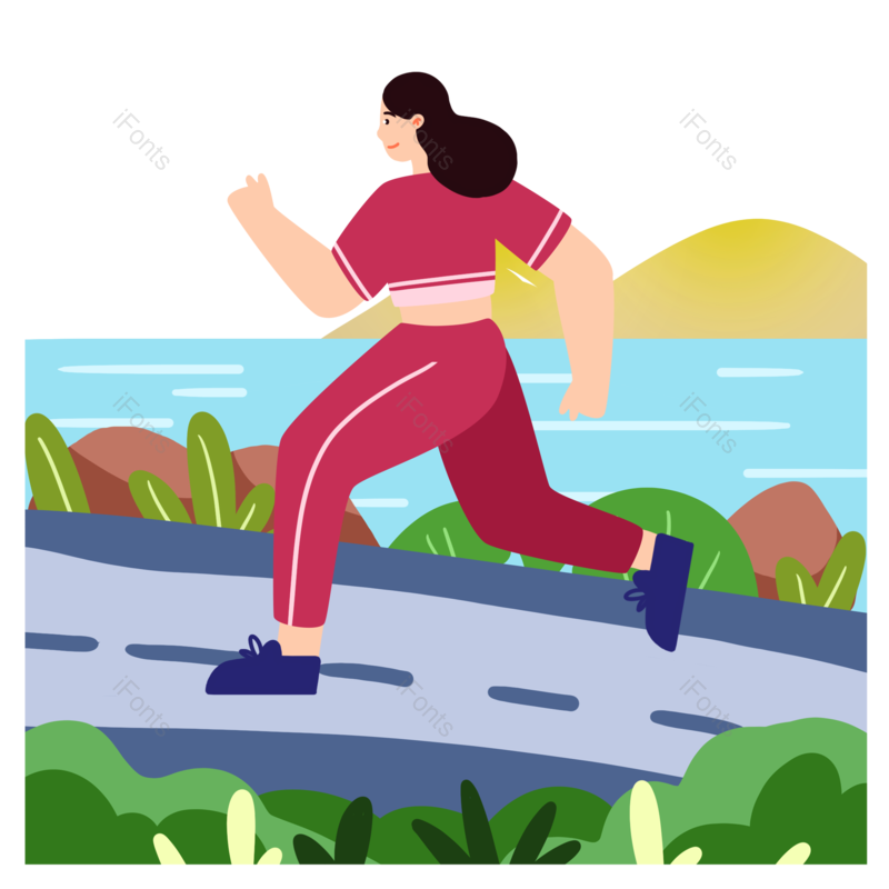 户外图片,女生元素,运动PNG,运动会免抠素材