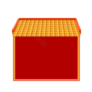 屋檐 边框 门头边框 货架框 电商 国潮 中式边框 框