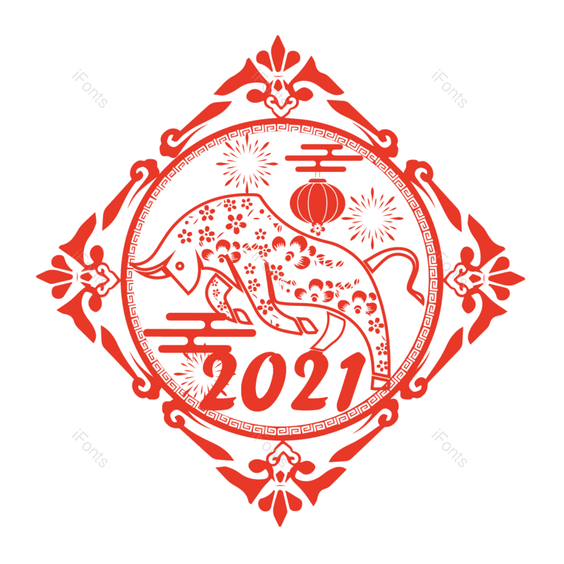 剪纸图片,红色元素,PNG,免抠素材