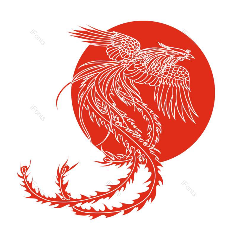 剪纸风图片,红色元素,太阳PNG,免抠素材