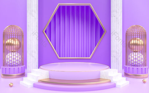 C4D 电商 节日 促销 海报背景 C4D背景 活动促销 节日促销背景图