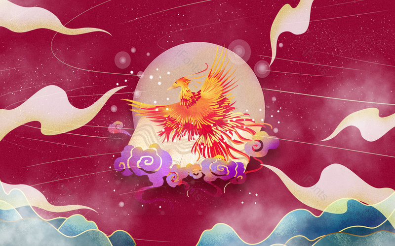 中国风复古大气古风国潮通用背景,插画/手绘图，插画/手绘图库，插画/手绘图下载,插画/手绘