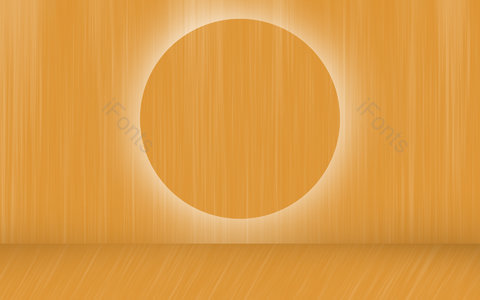 橙色 木纹 圆形 发光 空间 质感 背景图 底纹
