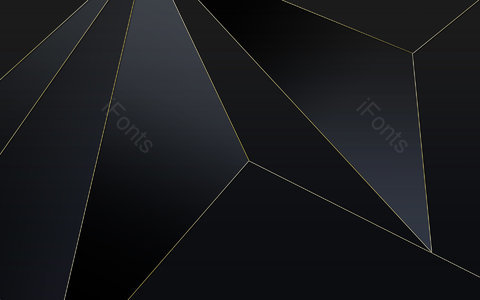 简约 大气 奢华 黑金 几何 质感