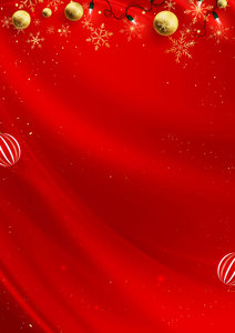 红色背景 丝绸背景 圣诞球 圣诞节背景 圣诞节海报背景 平安夜背景 背景素材