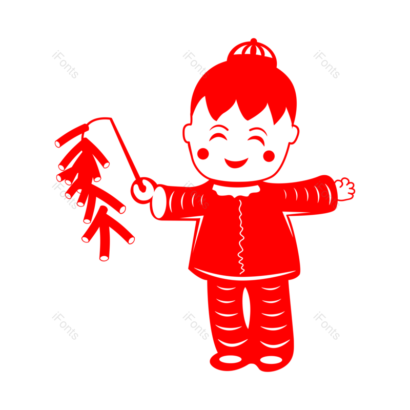 剪纸图片,剪影元素,PNG,免抠素材