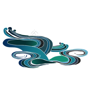 国潮云纹 云纹元素 云纹素材 云纹装饰 云雾 云雾元素 云雾素材 云雾装饰