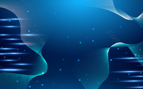 蓝色背景 星空背景 流动线条 渐变 光束冲击