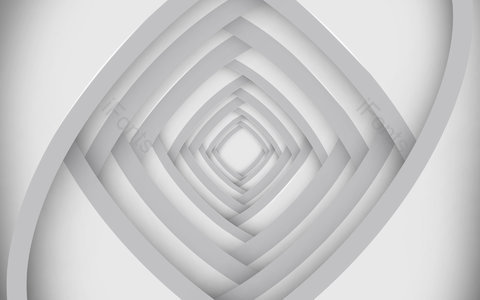 几何形状 图形 空间 立体空间 白色 灰色 背景 3D