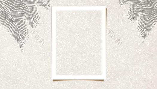 树叶 纸张 文艺 创新 海报 投影海报 清新