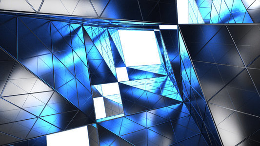 蓝色 立体 C4D 三维 酷炫 科技 科技感背景 高清背景