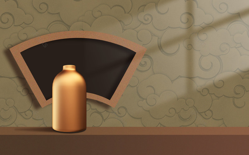 简约大气质感复古中国风饰品展示背景,插画/手绘图，插画/手绘图库，插画/手绘图下载,插画/手绘