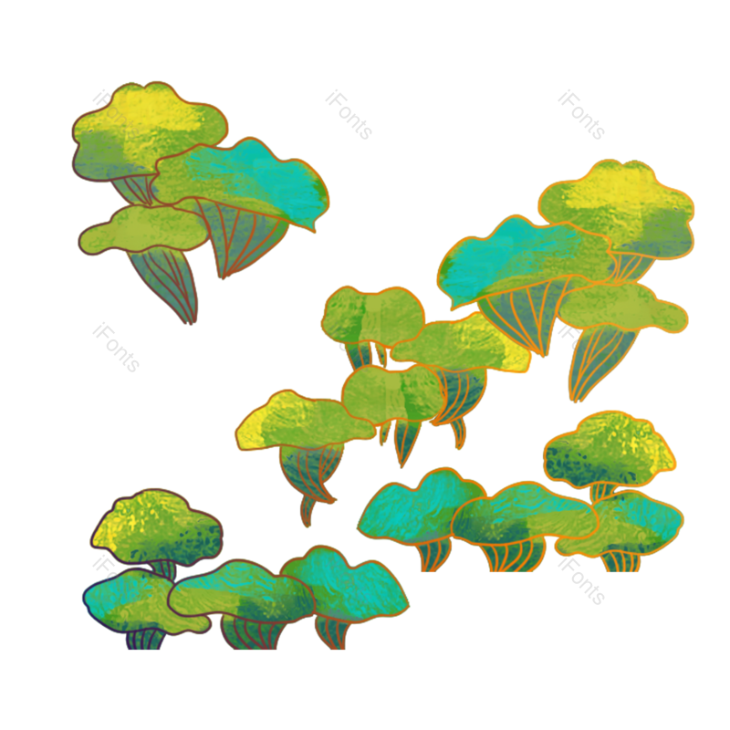 中国风植物图片,植物素材元素,绿色元素PNG,中国风元素免抠素材