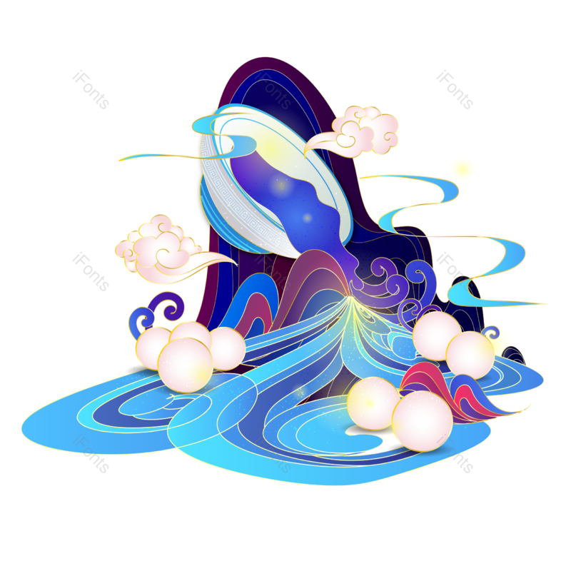 中国风图片,矢量素材元素,元宵节PNG,免抠素材