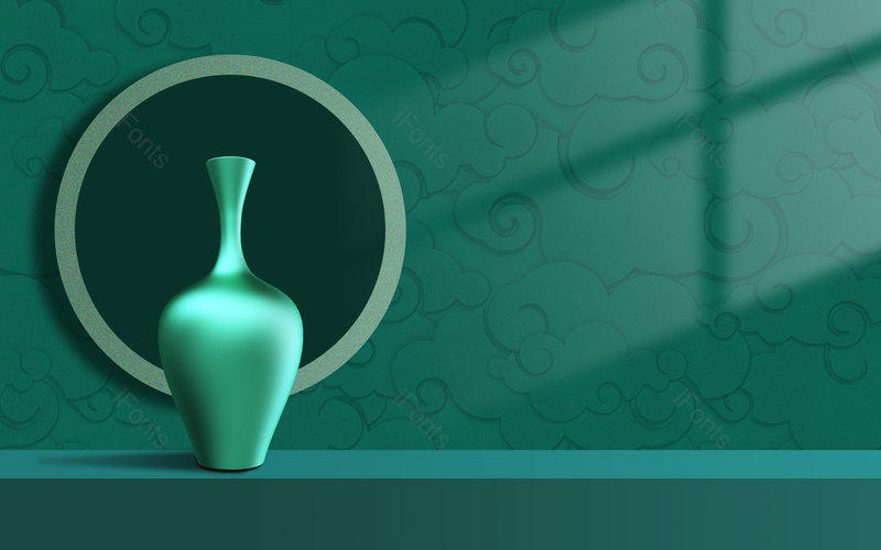 简约大气质感复古中国风饰品展示背景,插画/手绘图，插画/手绘图库，插画/手绘图下载,插画/手绘