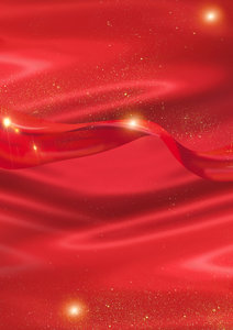 红色背景 丝绸 绸缎 纹理 金色光亮 促销背景 节日背景 喜庆背景