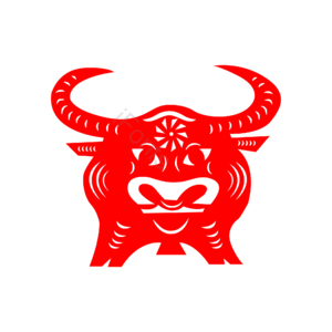 新年剪纸 剪纸 牛剪纸 手绘剪纸 牛 牛年