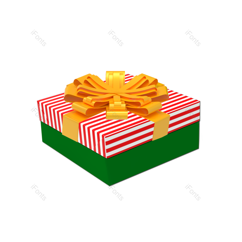 礼盒图片,圣诞礼盒元素,立体盒子PNG,盒子免抠素材