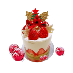 圣诞节 圣诞蛋糕 圣诞球 圣诞甜点 庆祝圣诞