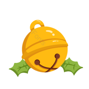 铃铛 圣诞节 卡通手绘 装饰元素 手绘铃铛