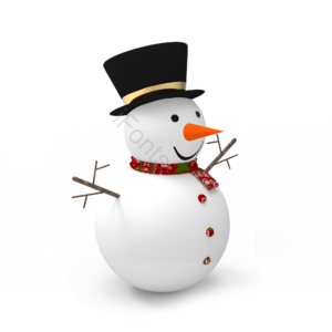 雪人 白色 圣诞节 立体雪人 圣诞素材