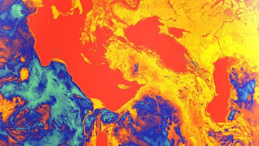 水彩 彩色 背景图 质感 纹理 平面 流动 热力图