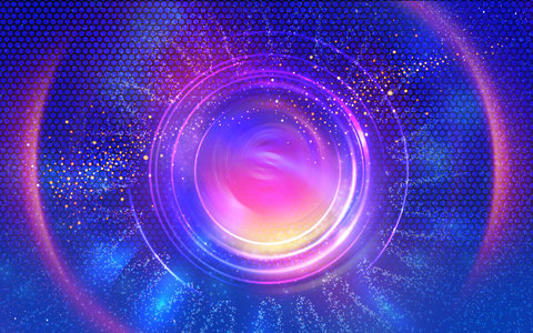 炫彩背景 科技背景 PPT背景 展板背景 海报背景 年会背景 科技圆环 圆环