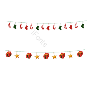 圣诞节 吊牌 吊饰 分隔线 分割线 卡通装饰 圣诞节装饰 横线