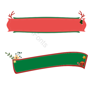 圣诞节 对话框 卡通边框 卡通便利贴 圣诞节标题栏