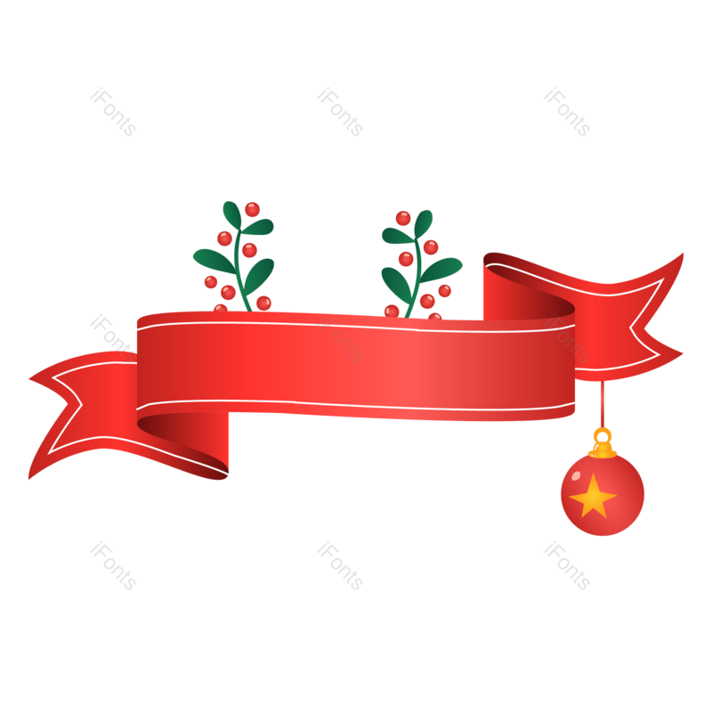 圣诞边框图片,红色简约元素,促销边框PNG,标题免抠素材