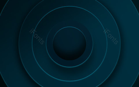 简约 大气 质感 圆环 几何 PPT背景