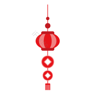 新年 春节 除夕 挂灯笼 红灯笼