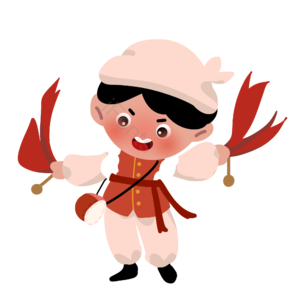 新年 腰鼓 可爱 除夕 习俗 小年