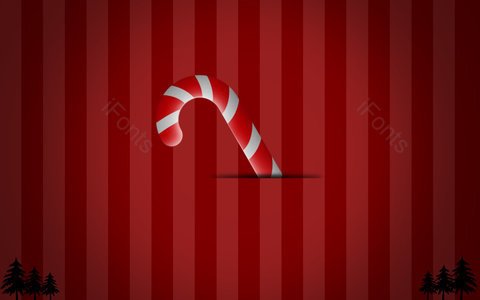 圣诞节 棒棒糖 深红色 阴影 条纹 红色 暗红色 喜庆