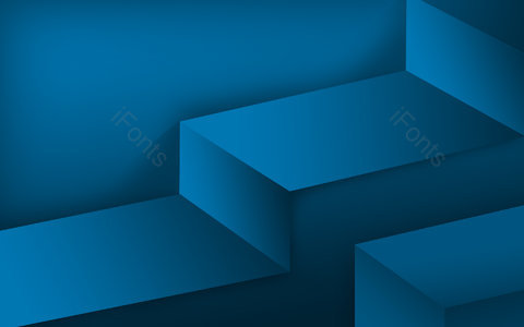 楼梯 场景 墙壁 空间 背景 展示台 几何图形 蓝色