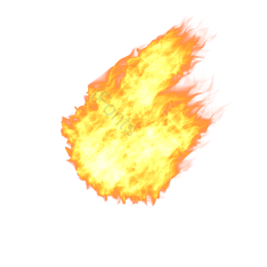 透明 免扣图 火焰 真实 火球