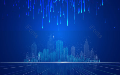 酷炫背景 蓝色背景 商务背景 科技背景 地产背景 地产年会 PPT背景图片 签到墙背景