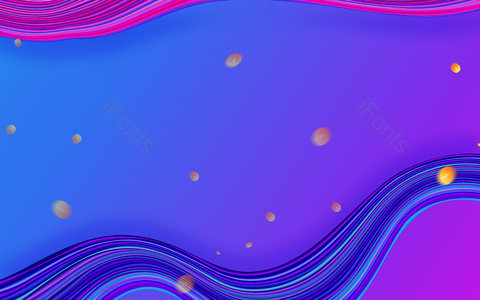 电商背景 蓝色渐变 紫色渐变 彩带 漂浮 红包 海报背景 促销背景