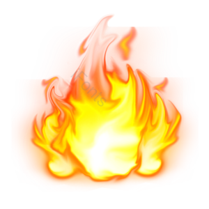 红火 火爆 火苗 火焰 透明底素材