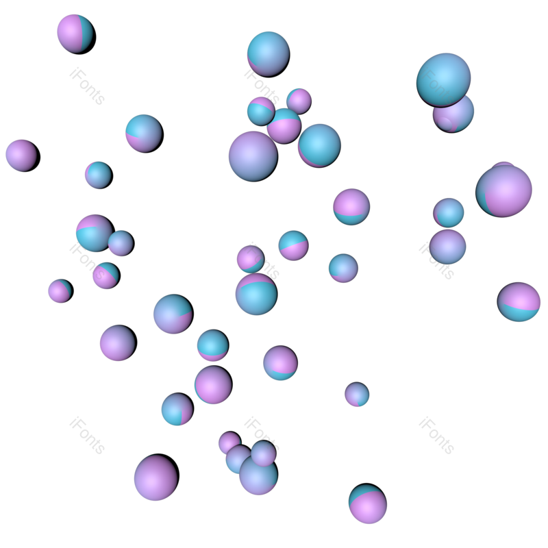 立体球图片,背景元素元素,彩色球PNG,不规则图形免抠素材