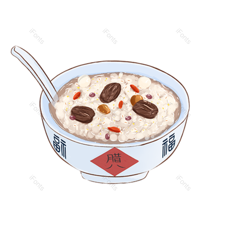 过新年图片,过年元素,新年习俗PNG,腊八免抠素材