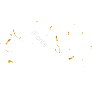 金色 飘 漂浮 彩带 绸缎